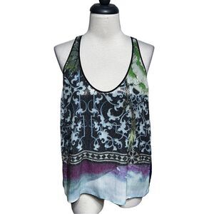 Clover Canyon Multicolor Sequin Tank Top Size Medium